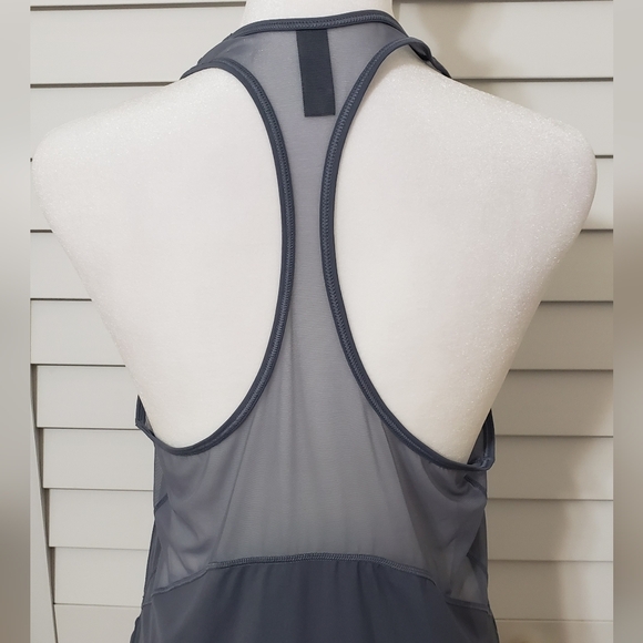 Victoria's Secret Sport Mesh Racerback Tank Top Gray Size S - Picture 6 of 9